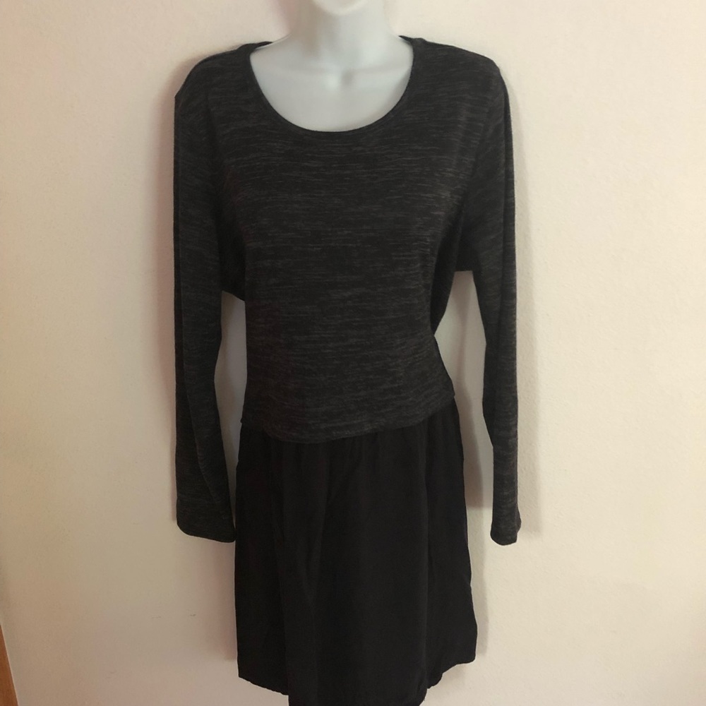 Logo By Lori Goldstein Sweater Knit Tunic Dress Sz. Xl Ls Winter Casual Lounge